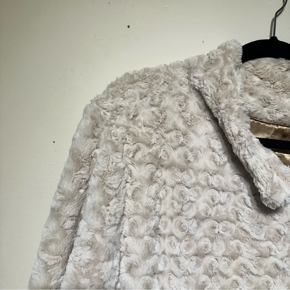 Dennis by Dennis Basso Faux Fur Rosette Coat - Picture 4 of 12